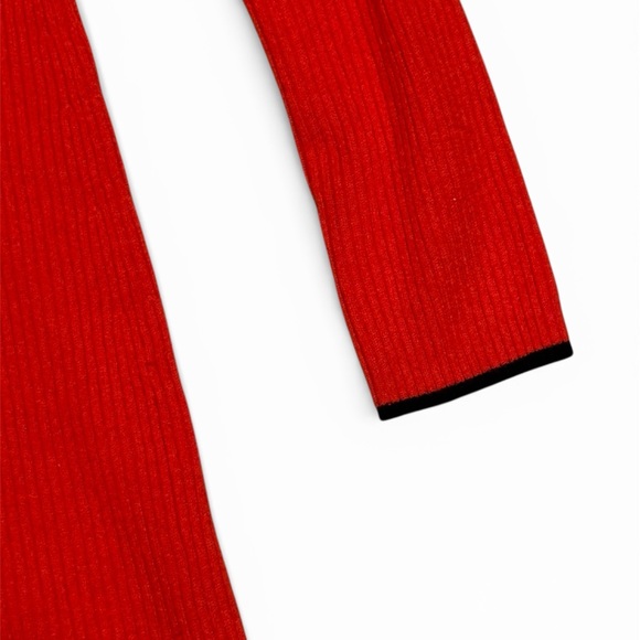 007 RAG & BONE Women's Liliana Long Sleeve Cashmere Sunburst Dress, Large - Picture 5 of 14